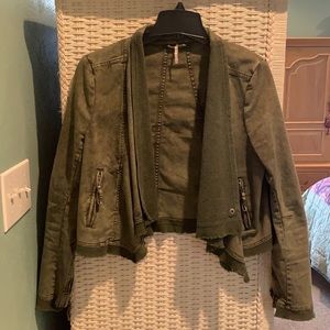 Free people cropped jacket Size Sm